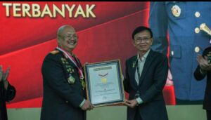 Sespim Lemdiklat Polri Gelar Kegiatan Pemberian Rekor MURI, Untuk Literasi dan Art Policing Lukisan