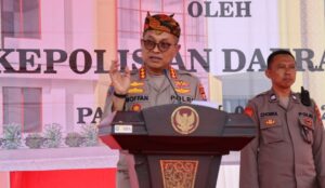 Irwasda Polda Jatim Letakan Batu Pertama Pembangunan Mako Polres Pamekasan