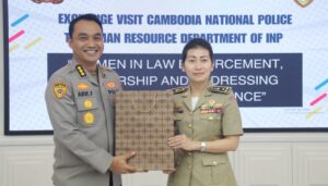 Studi Banding ke Indonesia, Kepolisian Kamboja Ingin Belajar tentang Pemberdayaan Polwan dan Pengarusutamaan Gender dari Polri