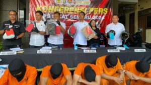 Polres Tulungagung Berhasil Ungkap 35 Kasus Kejahatan, 38 Tersangka Diamankan