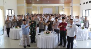 Ajak Pelihara Kamtibmas, Kapolres Nganjuk Gelar Silaturahmi dengan Para Kades Jelang Pilkada