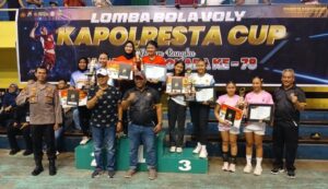 Lomba Bola Voly Kapolresta Cup Polresta Banyuwangi telah Usai, ini Nama-nama Juaranya