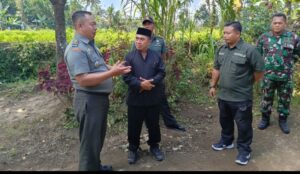Kasdim 0825/Banyuwangi Tinjau Progres Program Rutilahu wilayah Koramil Kota Dan Koramil Glagah