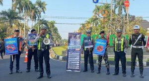 Car Free Day, Polresta Malang Kota Sosialisasikan Target Prioritas Ops Patuh Semeru 2024