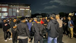 Suran Agung, Polres Tulungagung Kawal Ratusan Pesilat Menuju Madiun