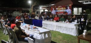 Polres Probolinggo Gelar Piramida, Nobar Final Piala AFF U-19 Rawat Sinergitas Bersama Media