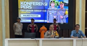 Polres Pacitan Amankan Pelaku Rudapaksa Anak di Bawah Umur