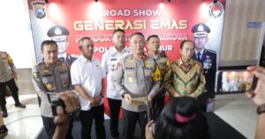 Kapolda Jatim Buka Road Show Generasi Emas Tanpa Narkoba di Sidoarjo