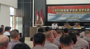 Polresta Banyuwangi Gelar Latpraops Mantap Praja Semeru 2024