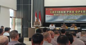 Siap Kawal Pilkada 2024 Polresta Banyuwangi Gelar Latpraops Mantap Praja Semeru