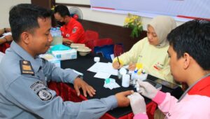 Sambut Hari Pengayoman ke-79, Lapas Banyuwangi Gelar Kegiatan Donor Darah⠀