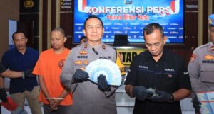 Polres Blitar Kota Berhasil Ungkap Peredaran Uang Palsu Jaringan Medsos, Tersangka Diamankan