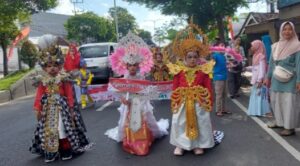 Karnaval KB/TK di Banyuwangi, Ratusan Anak Tampilkan Keanekaragaman Budaya