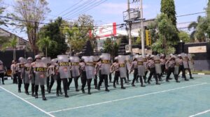 Jelang Pengamanan Pilkada Serentak 2024 Polresta Banyuwangi Tingkatkan Kemampuan Dalmas