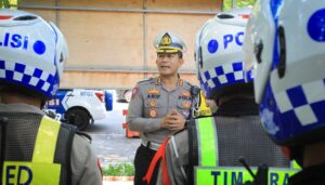 Begini Rekayasa Lalu Lintas Saat Upacara Hari Juang Polri di Surabaya
