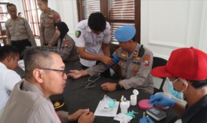 Peringati Hari Jadi Polwan ke -76, Polres Pasuruan Kota Bantu Penuhi Stok darah di PMI