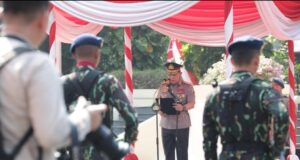 Kapolri Pimpin Upacara Hari Juang Polri di Surabaya