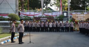 Polresta Banyuwangi Kerahkan Ratusan Personel untuk Pengamanan Pelantikan DPRD Terpilih