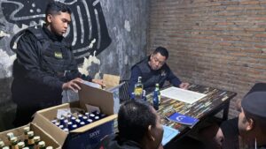 Gelar KRYD Polisi Berhasil Ungkap Penjualan Miras Tanpa Ijin Edar di Kota Malang