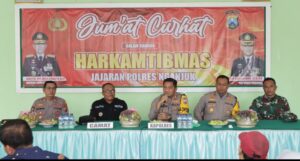 Polres Nganjuk Intensifkan Jumat Curhat untuk Cooling System Jelang Pilkada Serentak 2024