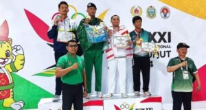 Atlet Taekwondo Polda Jawa Timur Raih Medali Emas di PON XII