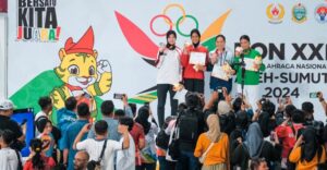 Atlet Taekwondo Polri Koleksi Emas, Perak dan Perunggu di PON XXI Aceh SSumut