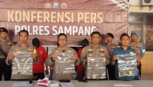 Polres Sampang Berhasil Ungkap Curanmor 9 TKP , 3 Tersangka Diamankan