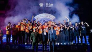 Tim Voli Bhayangkara Presisi Juara 3 AVC Men’s Club Championship 2024 di Iran