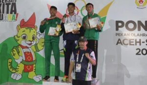 Anggota Polsek Solokuro Polres Lamongan Raih 2 Medali Perak di PON XXI Aceh Sumut 2024
