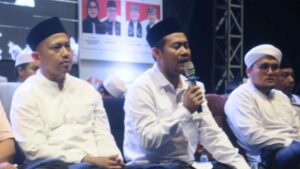 KPUD Banyuwangi Gandeng FSB (Forum Singojuruh Bersatu) dan Majelis Sholawat Al-Royyan dalam Sosialisasi Pilkada Serentak