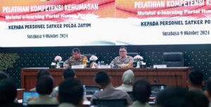Kabag Penum Divhumas Polri Pimpin Pelaksanaan E Learning Kehumasan di Polda Jatim
