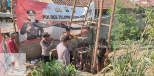 Lagi, Polres Tulungagung Bangun Sumur Dalam untuk Warga