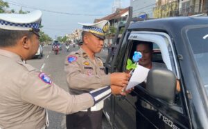 Operasi Zebra Semeru 2024 di Ponorogo, Pengendara Tertib Dapat Reward