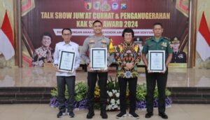 Polres Jember Raih Penghargaan dari Lembaga Perlindungan Anak Indonesia