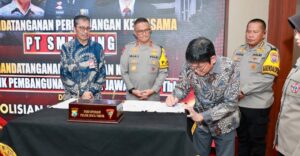Polda Jawa Timur bersama PT. Smelting dan Bank Jatim Perpanjang Kerjasama Tingkatkan Sektor Bisnis dan Perekonomian Masyarakat