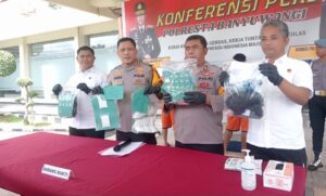 Polresta Banyuwangi Ungkap Jaringan Pengedar Narkotika, 1,1 Kg Sabu Disita