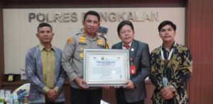 Lemkapi Beri Apresiasi Presisi Award Kepada Polres Bangkalan