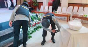 Polisi Sterilkan Lokasi Debat Publik Perdana Pilkada Kabupaten Madiun