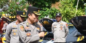 Polda Jatim Cek Ranmor Dinas Polres Madiun Kota, Pastikan Kesiapan Pengamanan Pilkada 2024