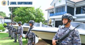 TNI AL Banyuwangi Perkuat Patroli Laut dengan Tiga Speed Boat Baru