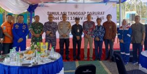Kasdim 0825/Banyuwangi Hadiri Simulasi Tanggap Darurat Kabel Bawah Laut Jawa–Bali