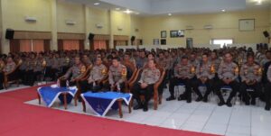 Polres Jember Gelar Pembekalan Psikologi Massa untuk Personel PAM TPS Pilkada 2024