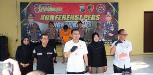 Polresta Sidoarjo Amankan Tersangka Cabuli Gadis Dibawah Umur