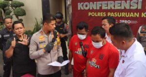 Polres Pasuruan Kota Berhasil Amankan 2 Tersangka Judi Online