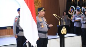 Kapolri Pimpin Kenaikan Pangkat 4 Pati-Pamen Polri