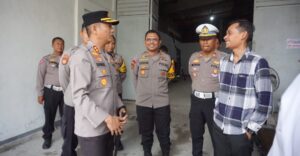 Kapolres Mojokerto Kota Tinjau Gudang Logistik KPU, Pastikan Keamanan Pilkada 2024