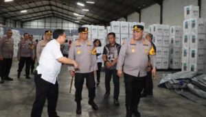 Kapolres Tanjungperak Bersama Forkopimda Cek Gudang KPU Jelang Coblosan Pilkada 2024