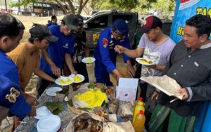 Cooling System Pasca Pilkada, Polresta Sidoarjo Ajak Warga Nelayan Tasyakuran HUT ke-74 Polairud