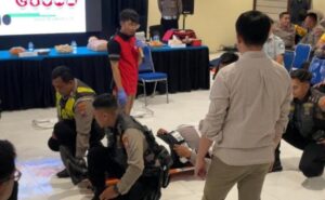 Jelang Nataru Polrestabes Surabaya Gelar Pelatihan Pertolongan Pertama Gawat Darurat