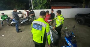 Patroli Kamtibmas Pasca Pilkada 2024, Polres Bangkalan Bubarkan Aksi Balap Liar